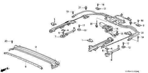 2000 accord EX 4 DOOR 5MT SLIDING ROOF (2) diagram 2000 accord EX 4 DOOR 5MT SLIDING ROOF (2) diagram