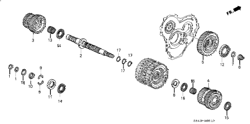 2002 accord LX(UL) 4 DOOR 4AT AT SECONDARY SHAFT diagram 2002 accord LX(UL) 4 DOOR 4AT AT SECONDARY SHAFT diagram