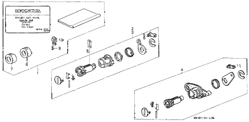 2002 accord LX(UL) 4 DOOR 5MT KEY CYLINDER KIT diagram 2002 accord LX(UL) 4 DOOR 5MT KEY CYLINDER KIT diagram