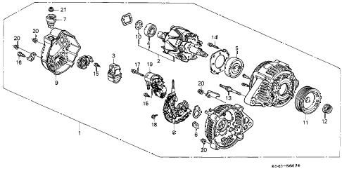 2002 accord SE(UL) 4 DOOR 4AT ALTERNATOR (DENSO) diagram 2002 accord SE(UL) 4 DOOR 4AT ALTERNATOR (DENSO) diagram