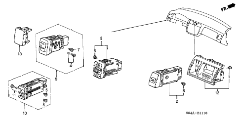 Honda bulb 35505-s84-b02