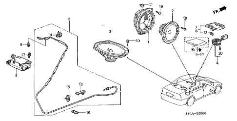 2002 accord LX(UL ABS SIDE SR 4 DOOR 4AT RADIO ANTENNA - SPEAKER diagram 2002 accord LX(UL ABS SIDE SR 4 DOOR 4AT RADIO ANTENNA - SPEAKER diagram