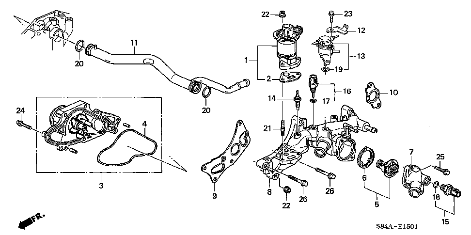 2002 Honda accord engine schematic #7