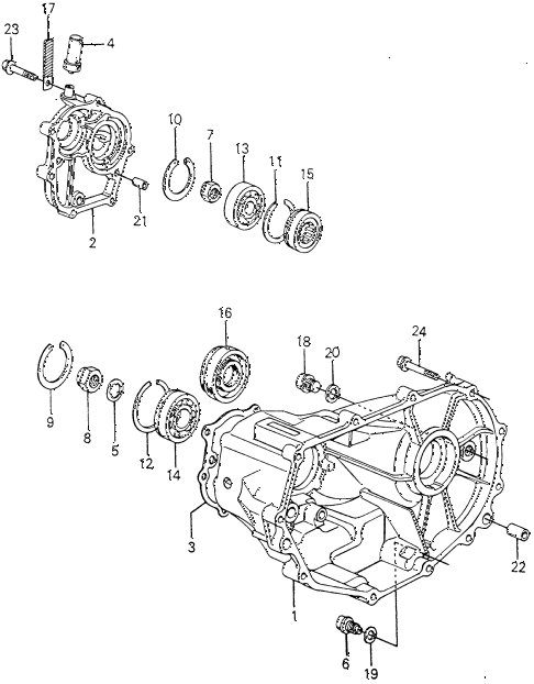 1980 civic **(1300) 3 DOOR 4MT 4MT TRANSMISSION HOUSING diagram 1980 civic **(1300) 3 DOOR 4MT 4MT TRANSMISSION HOUSING diagram