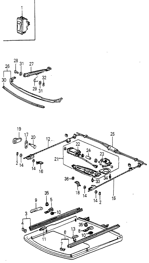 1983 accord SE 4 DOOR HMT SUNROOF (2) diagram 1983 accord SE 4 DOOR HMT SUNROOF (2) diagram