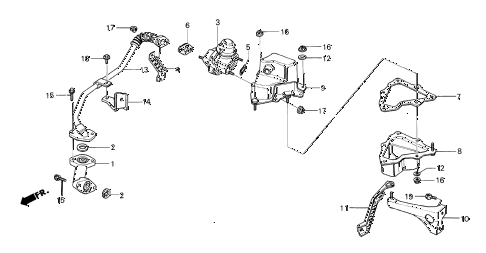 1984 crx DX 2 DOOR 5MT AIR SUCTION VALVE diagram 1984 crx DX 2 DOOR 5MT AIR SUCTION VALVE diagram