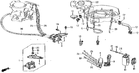 1987 civic WV 5 DOOR 5MT AIR CLEANER TUBING diagram 1987 civic WV 5 DOOR 5MT AIR CLEANER TUBING diagram