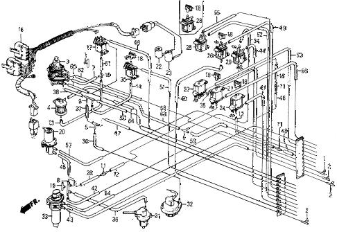 1987 civic WV 5 DOOR 5MT NO. 1 CONTROL BOX (3) diagram 1987 civic WV 5 DOOR 5MT NO. 1 CONTROL BOX (3) diagram