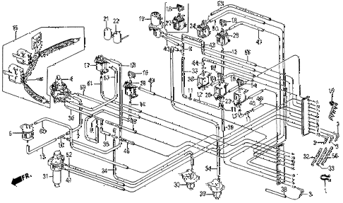 1986 civic 4WD 5 DOOR 5MT NO. 1 CONTROL BOX TUBES diagram 1986 civic 4WD 5 DOOR 5MT NO. 1 CONTROL BOX TUBES diagram
