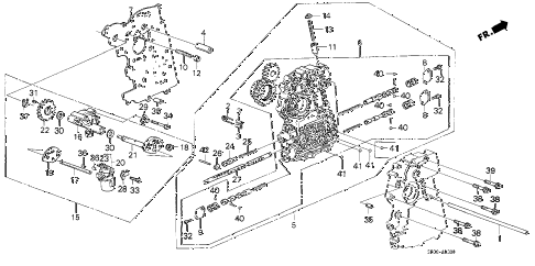 1989 accord LXI 3 DOOR 4AT AT MAIN VALVE BODY diagram 1989 accord LXI 3 DOOR 4AT AT MAIN VALVE BODY diagram