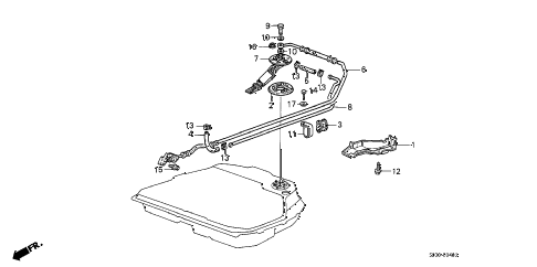 1989 accord LXI 3 DOOR 4AT FUEL PUMP (PGM-FI) diagram 1989 accord LXI 3 DOOR 4AT FUEL PUMP (PGM-FI) diagram