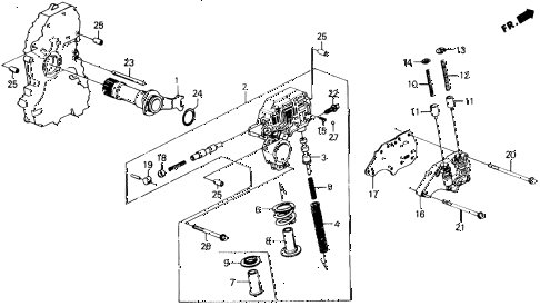 1988 prelude 2.0SI(4WS) 2 DOOR 4AT AT REGULATOR - LOCK-UP VALVE diagram 1988 prelude 2.0SI(4WS) 2 DOOR 4AT AT REGULATOR - LOCK-UP VALVE diagram