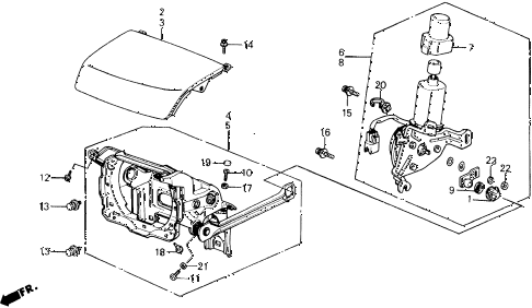 1990 prelude 2.0SI 2 DOOR 5MT RETRACTABLE HEADLIGHT diagram 1990 prelude 2.0SI 2 DOOR 5MT RETRACTABLE HEADLIGHT diagram