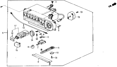 1990 prelude 2.0SI 2 DOOR 4AT HEATER CONTROL diagram 1990 prelude 2.0SI 2 DOOR 4AT HEATER CONTROL diagram