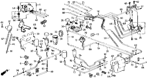 1989 accord DX 2 DOOR 5MT CURGE TANK TUBING diagram 1989 accord DX 2 DOOR 5MT CURGE TANK TUBING diagram