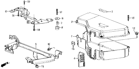 1988 accord LXI 2 DOOR 5MT CONTROL BOX (PGM-FI) diagram 1988 accord LXI 2 DOOR 5MT CONTROL BOX (PGM-FI) diagram