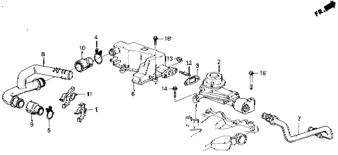 1989 accord DX 2 DOOR 5MT AIR SUCTION VALVE diagram 1989 accord DX 2 DOOR 5MT AIR SUCTION VALVE diagram