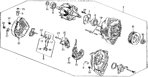 1989 accord DX 2 DOOR 5MT ALTERNATOR (DENSO) diagram 1989 accord DX 2 DOOR 5MT ALTERNATOR (DENSO) diagram