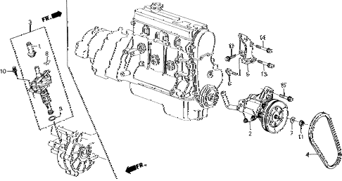 1989 accord LXI 2 DOOR 5MT P.S. PUMP - SPEED SENSOR diagram 1989 accord LXI 2 DOOR 5MT P.S. PUMP - SPEED SENSOR diagram