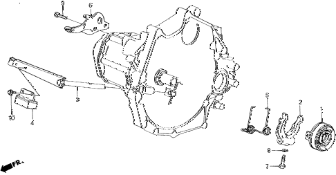 1989 accord DX 2 DOOR 5MT MT CLUTCH RELEASE diagram 1989 accord DX 2 DOOR 5MT MT CLUTCH RELEASE diagram