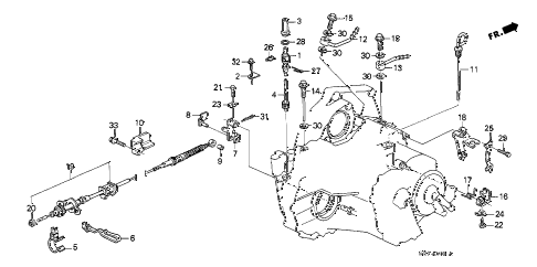 1988 crx DX 2 DOOR 4AT AT CONTROL WIRE diagram 1988 crx DX 2 DOOR 4AT AT CONTROL WIRE diagram
