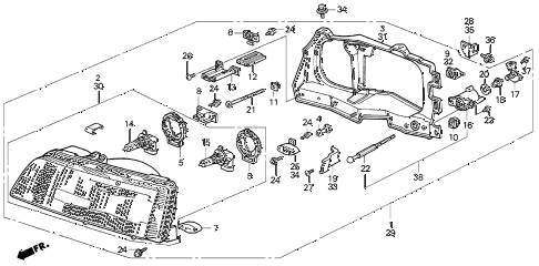 1989 crx HF 2 DOOR 5MT HEADLIGHT diagram 1989 crx HF 2 DOOR 5MT HEADLIGHT diagram