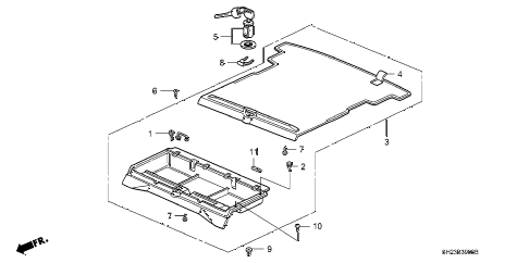 1989 crx HF 2 DOOR 5MT PERSONAL TRUNK diagram 1989 crx HF 2 DOOR 5MT PERSONAL TRUNK diagram