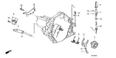 1988 crx SI 2 DOOR 5MT MT CLUTCH RELEASE diagram 1988 crx SI 2 DOOR 5MT MT CLUTCH RELEASE diagram