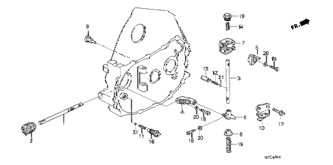 1989 crx SI 2 DOOR 5MT MT SHIFT ROD - SHIFT HOLDER diagram 1989 crx SI 2 DOOR 5MT MT SHIFT ROD - SHIFT HOLDER diagram