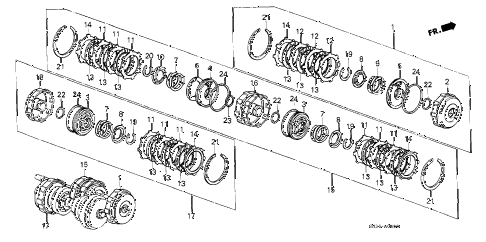 1990 civic DX 3 DOOR 4AT AT CLUTCH diagram 1990 civic DX 3 DOOR 4AT AT CLUTCH diagram
