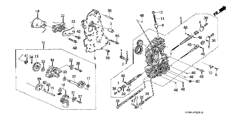 1990 civic DX 3 DOOR 4AT AT MAIN VALVE BODY diagram 1990 civic DX 3 DOOR 4AT AT MAIN VALVE BODY diagram