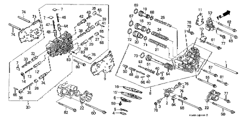 1990 civic DX 3 DOOR 4AT AT SECONDARY BODY - SERVO BODY diagram 1990 civic DX 3 DOOR 4AT AT SECONDARY BODY - SERVO BODY diagram