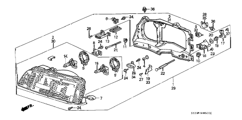 1990 civic DX 3 DOOR 4AT HEADLIGHT diagram 1990 civic DX 3 DOOR 4AT HEADLIGHT diagram