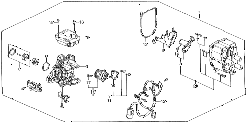 1989 civic DX 3 DOOR 5MT DISTRIBUTOR diagram 1989 civic DX 3 DOOR 5MT DISTRIBUTOR diagram