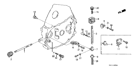 1990 civic SI 3 DOOR 5MT MT SHIFT ROD - SHIFT HOLDER diagram 1990 civic SI 3 DOOR 5MT MT SHIFT ROD - SHIFT HOLDER diagram