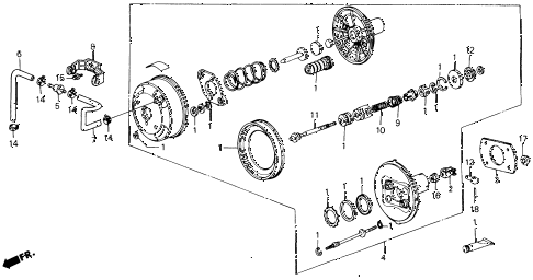 1988 civic DX 4 DOOR 4AT MASTER POWER (8 IN) diagram 1988 civic DX 4 DOOR 4AT MASTER POWER (8 IN) diagram