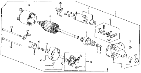 1989 civic DX 4 DOOR 5MT STARTER MOTOR (DENSO) (3) diagram 1989 civic DX 4 DOOR 5MT STARTER MOTOR (DENSO) (3) diagram