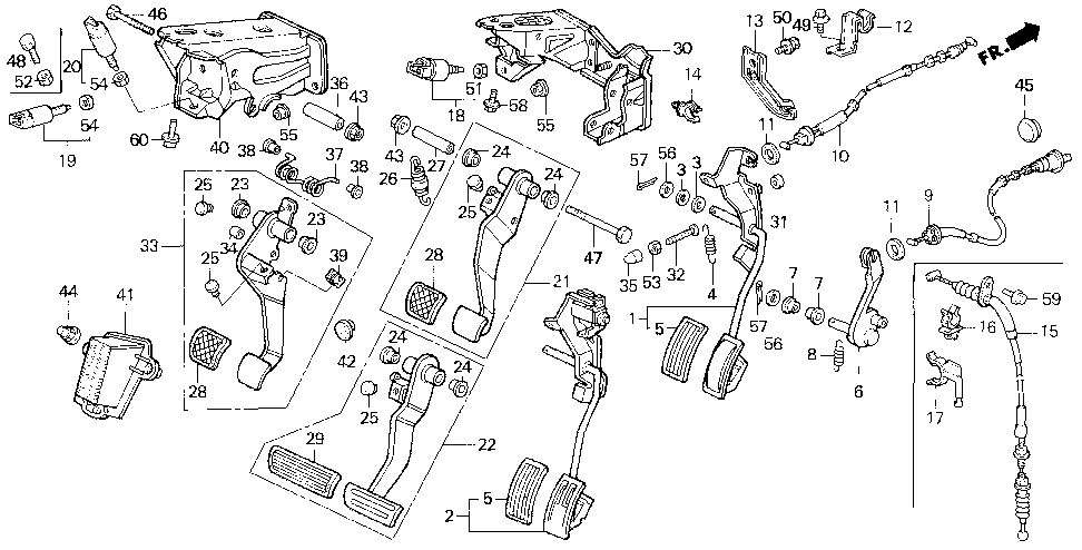 1990 Honda accord brake pedal switch #6
