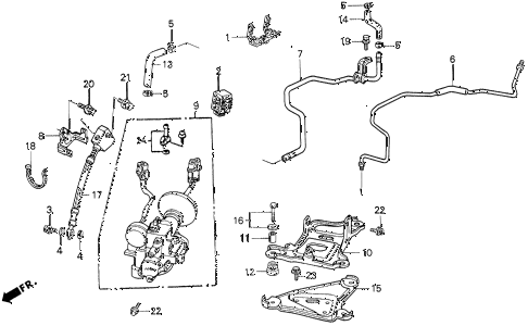 1992 accord EX 4 DOOR 4AT ABS ACCUMULATOR (2) diagram 1992 accord EX 4 DOOR 4AT ABS ACCUMULATOR (2) diagram