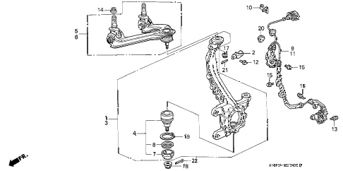 1993 accord SE 4 DOOR 4AT KNUCKLE diagram 1993 accord SE 4 DOOR 4AT KNUCKLE diagram