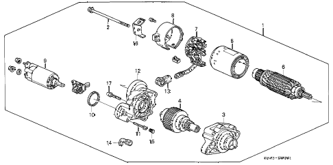 1993 accord DX 4 DOOR 5MT STARTER MOTOR (MITSUBA) diagram 1993 accord DX 4 DOOR 5MT STARTER MOTOR (MITSUBA) diagram