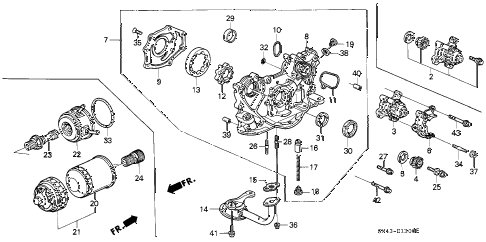 1992 accord LX 4 DOOR 5MT OIL PUMP - OIL STRAINER diagram 1992 accord LX 4 DOOR 5MT OIL PUMP - OIL STRAINER diagram