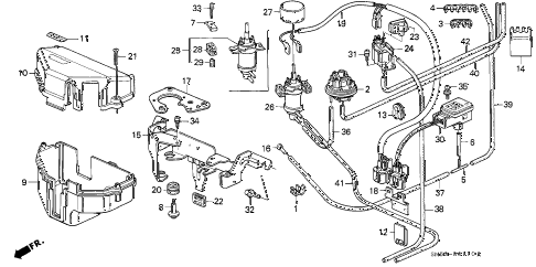 1992 accord LX 5 DOOR 4AT CONTROL BOX diagram 1992 accord LX 5 DOOR 4AT CONTROL BOX diagram