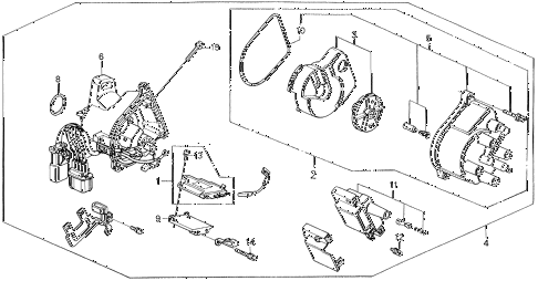 1991 accord LX 5 DOOR 5MT DISTRIBUTOR (TEC) (1) diagram 1991 accord LX 5 DOOR 5MT DISTRIBUTOR (TEC) (1) diagram