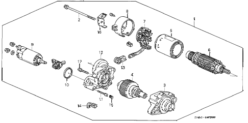 1993 accord EX 5 DOOR 4AT STARTER MOTOR (MITSUBA) diagram 1993 accord EX 5 DOOR 4AT STARTER MOTOR (MITSUBA) diagram