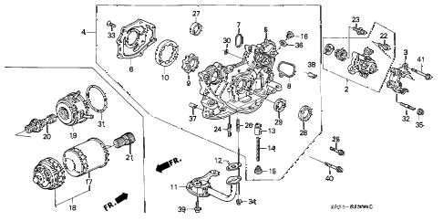 1992 accord LX 5 DOOR 5MT OIL PUMP - OIL STRAINER diagram 1992 accord LX 5 DOOR 5MT OIL PUMP - OIL STRAINER diagram