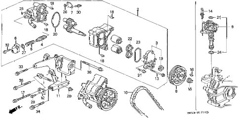 1991 accord EX 5 DOOR 4AT P.S. PUMP diagram 1991 accord EX 5 DOOR 4AT P.S. PUMP diagram
