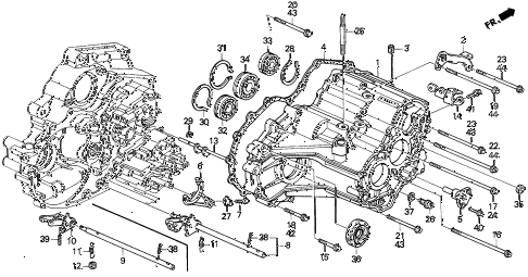 1994 del S 2 DOOR 4AT AT TRANSMISSION HOUSING diagram 1994 del S 2 DOOR 4AT AT TRANSMISSION HOUSING diagram