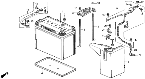 1995 del S 2 DOOR 5MT BATTERY diagram 1995 del S 2 DOOR 5MT BATTERY diagram
