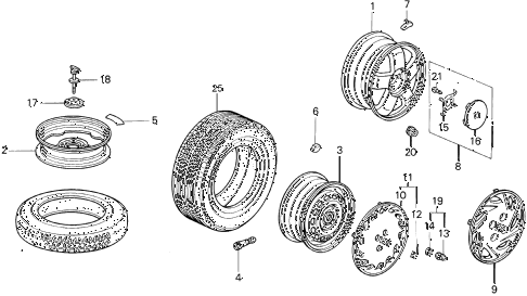 1993 del S 2 DOOR 4AT WHEELS diagram 1993 del S 2 DOOR 4AT WHEELS diagram